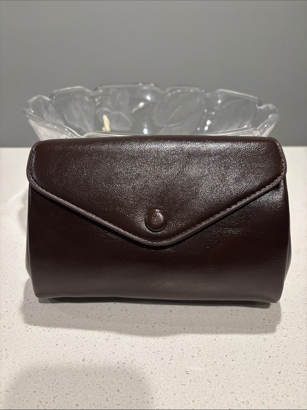 Classic Envelope Mini Bag in Dark Brown